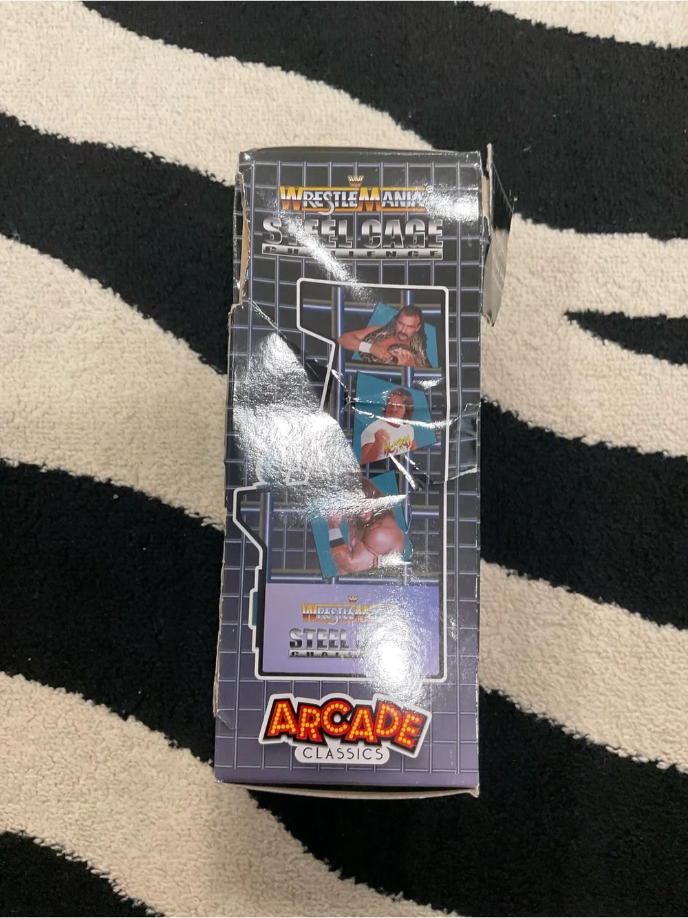 WrestleMania Steel Cage Handheld Game - Black